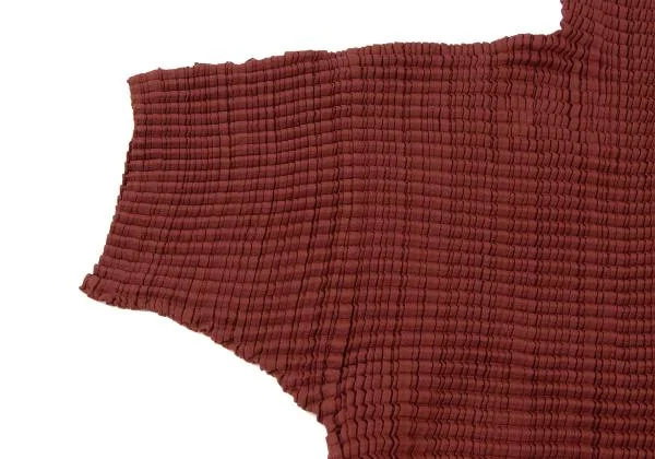 ISSEY MIYAKE Stretch Pleated High Neck T-shirt K-147059_008