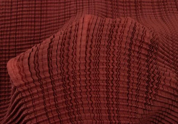 ISSEY MIYAKE Stretch Pleated High Neck T-shirt K-147059_013