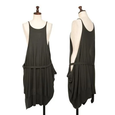 Y's Wool Rayon Wrap Sleeveless Knit Top
