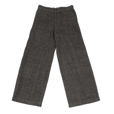 Y's Silk Back Tiered Wide Pants