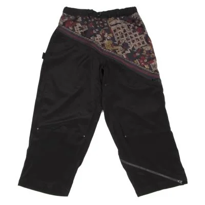 Yohji Yamamoto FEMME Ethnic Pattern Switching Zip Design Pants