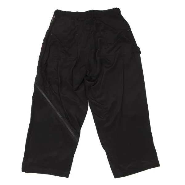 Yohji Yamamoto FEMME Ethnic Pattern Switching Zip Design Pants K-147072_013