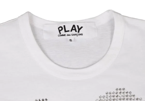 PLAY COMME des GARCONS Bejeweled Heart Logo T Shirt K-147073_004