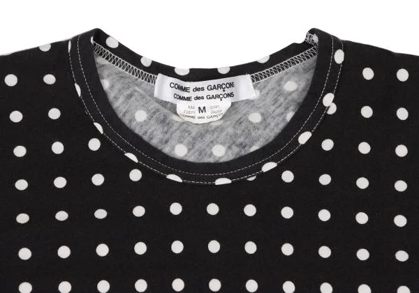 コムコム コムデギャルソンCOMME des GARCONS ドット裾バイアス