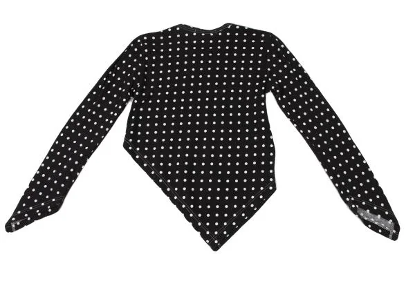 コムコム コムデギャルソンCOMME des GARCONS ドット裾バイアス