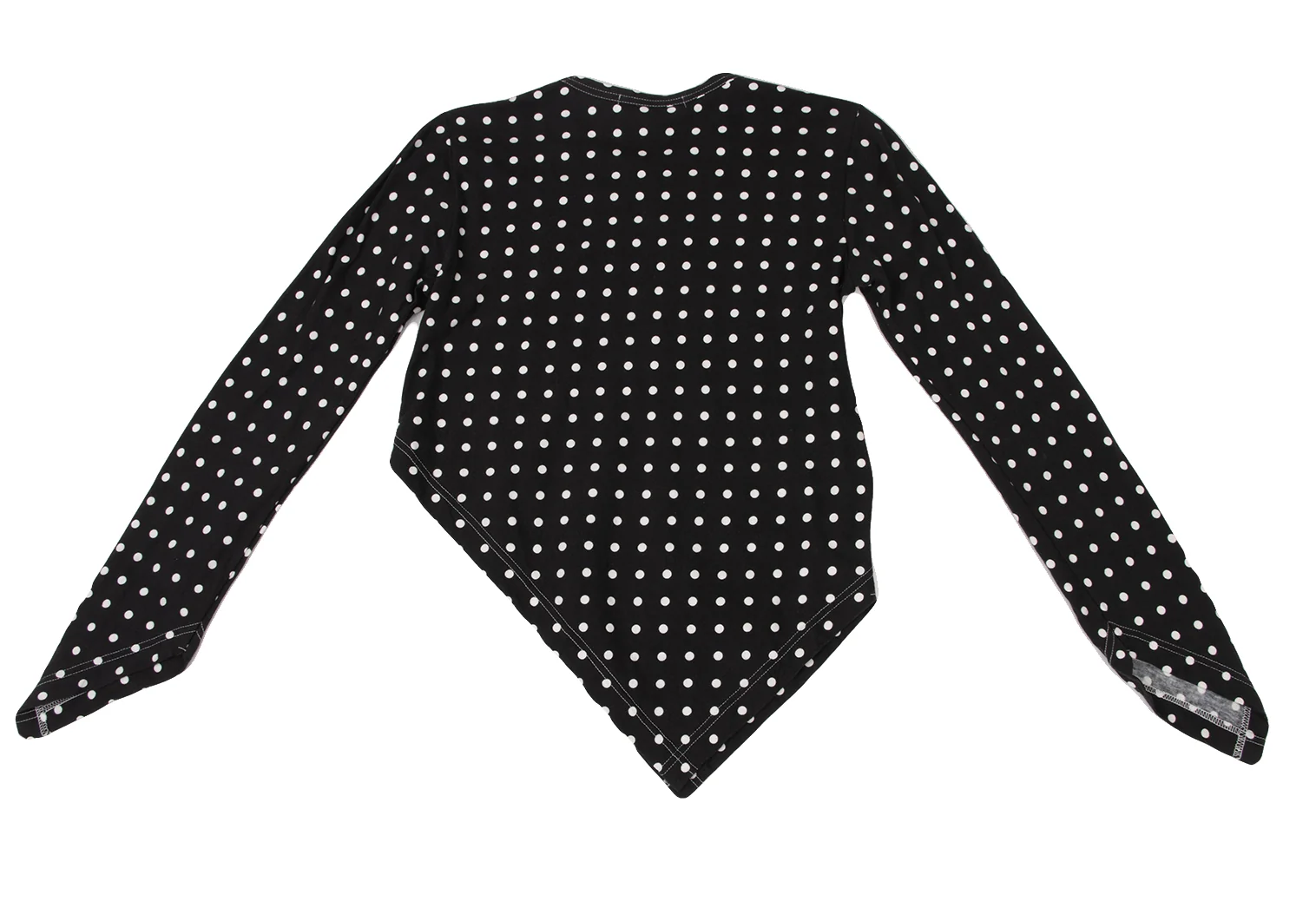 COMMEdesGARCONS 変形カットソー コムコム コムデギャルソンCOMME des GARCONS ドット裾バイアス
