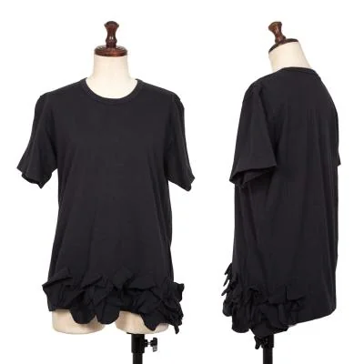 COMME des GARCONS Cotton Hem Decoration Design T shirt