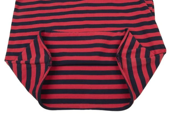 COMME des GARCONS Washed Neck Patch Stripe T shirt K-147076_009