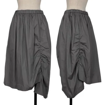 COMME des GARCONS Cotton Shirring Asymmetry Skirt