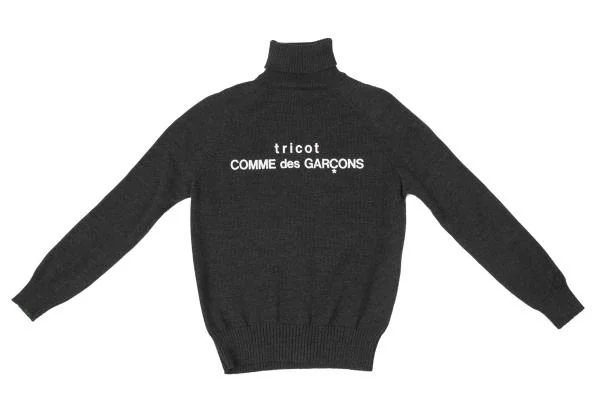 tricot COMME des GARCONS Logo Printed Turtleneck Knit Sweater K-147080_002