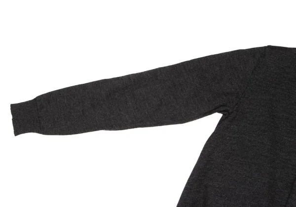 tricot COMME des GARCONS Wool Switching Drape Cardigan K-147081_006
