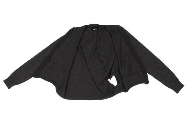 tricot COMME des GARCONS Wool Switching Drape Cardigan K-147081_010
