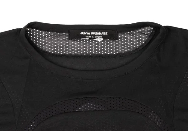JUNYA WATANABE COMME des GARCONS Sheer Mesh Switching T-shirt K-147083_004