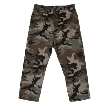 JUNYA WATANABE Wool Camouflage Straight Pants