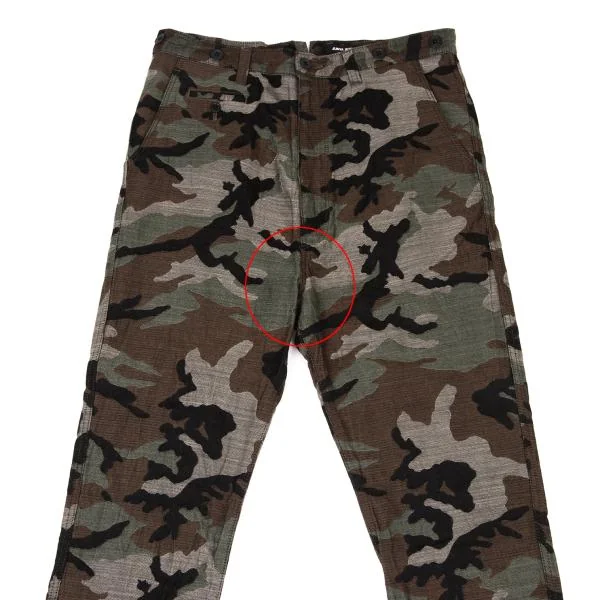 JUNYA WATANABE Wool Camouflage Straight Pants K-147085_002