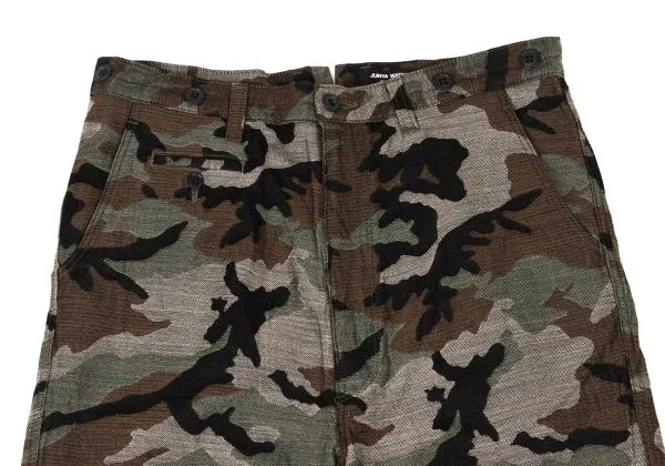 JUNYA WATANABE Wool Camouflage Straight Pants K-147085_004