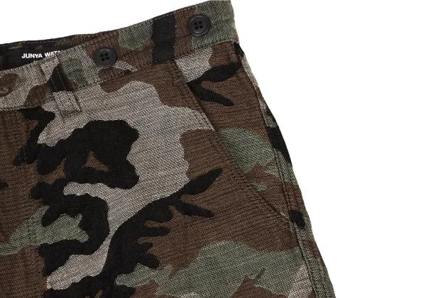 JUNYA WATANABE Wool Camouflage Straight Pants K-147085_005