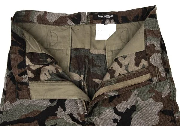 JUNYA WATANABE Wool Camouflage Straight Pants K-147085_009