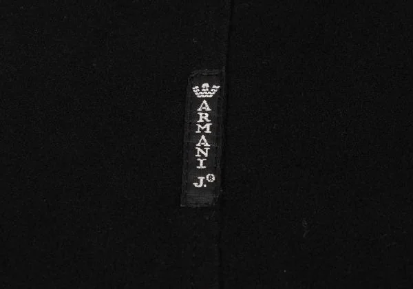 アルマーニジーンズARMANI JEANS ポケットデザインフリース半袖ワンピース 黒38 K-147099_012