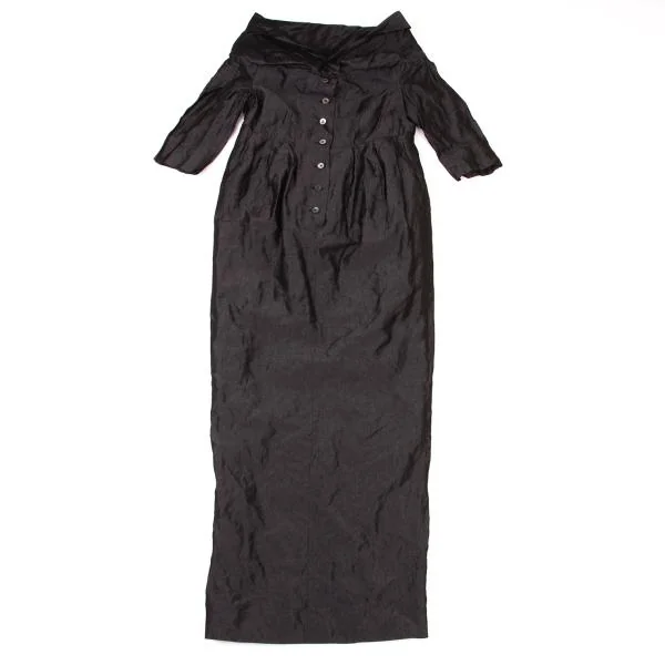 ROMEO GIGLI Tuck Design Metallic Dress K-147102_002