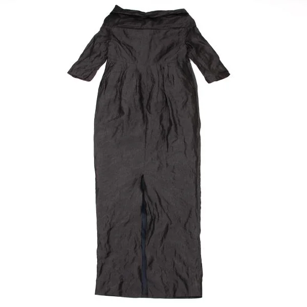 ROMEO GIGLI Tuck Design Metallic Dress K-147102_013