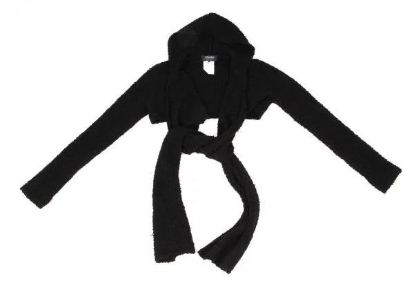 'S MaxMara Stole Design Hoodie Low Gauge Knit Bolero K-147104_002