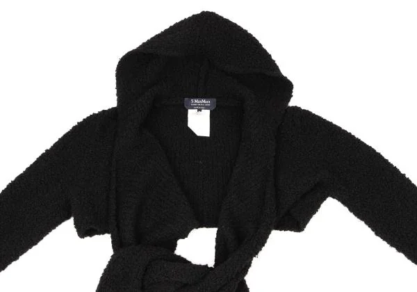 'S MaxMara Stole Design Hoodie Low Gauge Knit Bolero K-147104_003