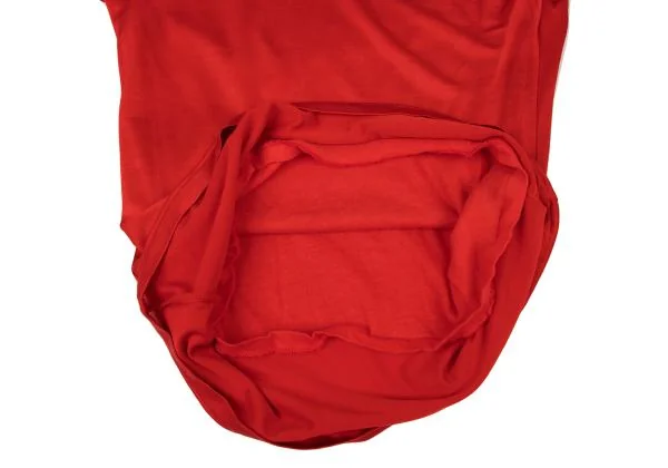 Yohji Yamamoto FEMME Drape Neck Silk Top K-147107_009