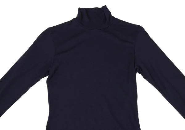 Yohji Yamamoto FEMME Logo Tab Turtle Neck T Shirt K-147108_003