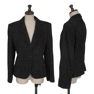 GIORGIO ARMANI Rayon Poly Design Woven Jacket