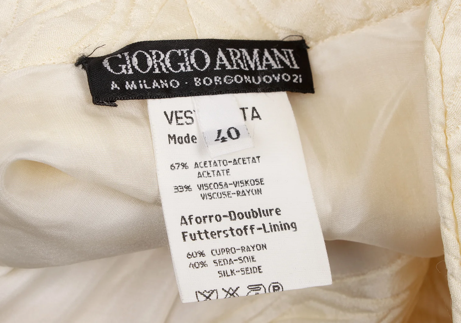 激安な ジョルジオ アルマーニGIORGIO ARMANI ジオメトリックステッチ ジャケット・アウター