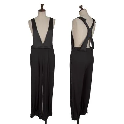 GIORGIO ARMANI Different Materials Wide Overalls