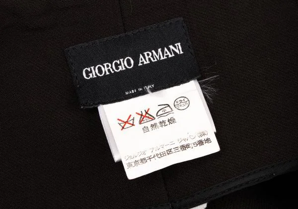 GIORGIO ARMANI Wool Wide Pants K-147134_012
