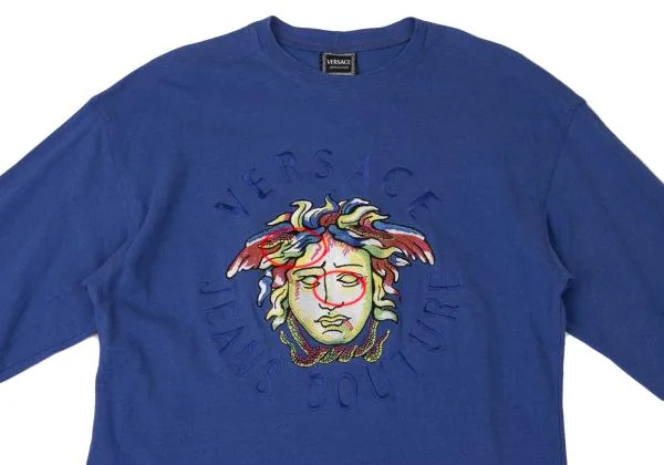 VERSACE JEANS COUTURE Medusa Embroidery T-shirt K-147147_004