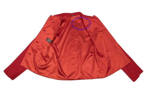 ジャンニヴェルサーチGIANNI VERSACE ウールセットアップ 赤40 K-147150_007
