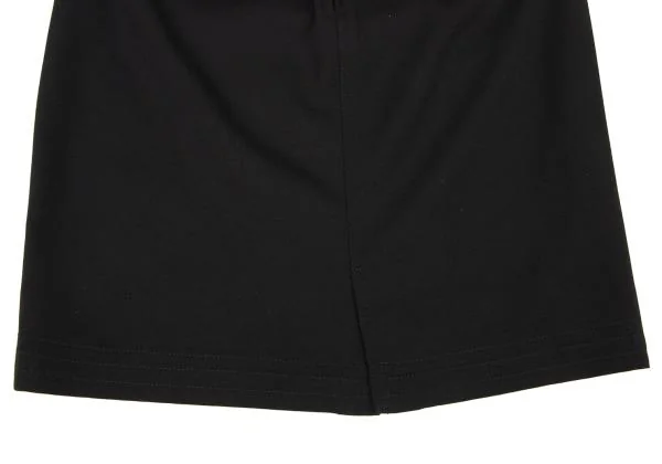 ジャンニヴェルサーチGIANNI VERSACE フリンジ装飾台形スカート 黒M位 K-147151_010