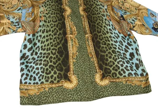 GIANNI VERSACE Miami Leopard Silk Shirt K-147153_008