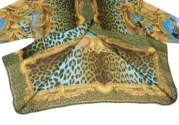 GIANNI VERSACE Miami Leopard Silk Shirt K-147153_011