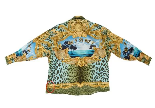 GIANNI VERSACE Miami Leopard Silk Shirt K-147153_012