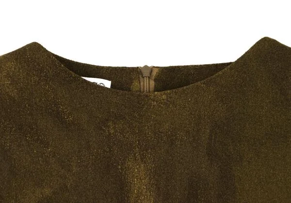 GIANFRANCO FERRE Allover Graphic Back Open Wool Top K-147164_004