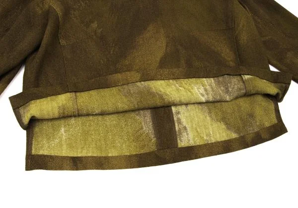 GIANFRANCO FERRE Allover Graphic Back Open Wool Top K-147164_008