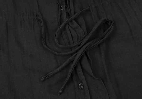 Hussein Chalayan Cotton Drawstring Sleeveless Shirt Tunic K-147211_014