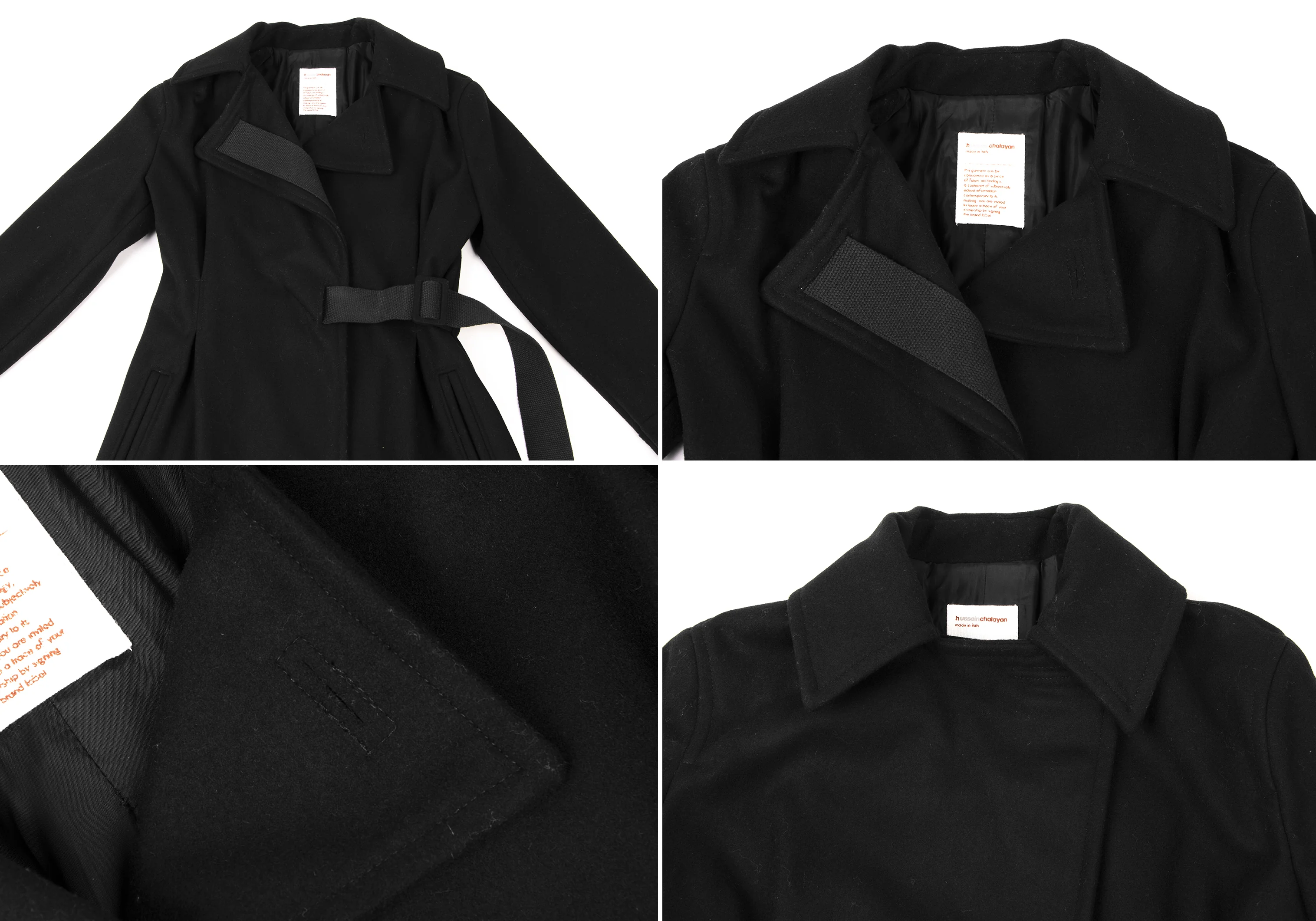 フセイン チャラヤンHussein Chalayan ウールラップデザイン