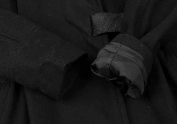 Hussein Chalayan Melton Wool Belted Coat K-147212_005