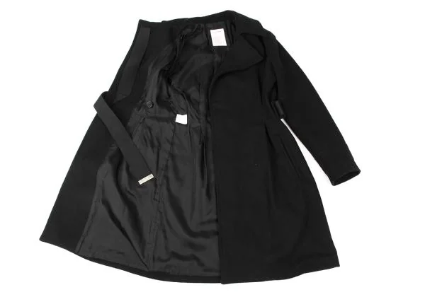 Hussein Chalayan Melton Wool Belted Coat K-147212_008