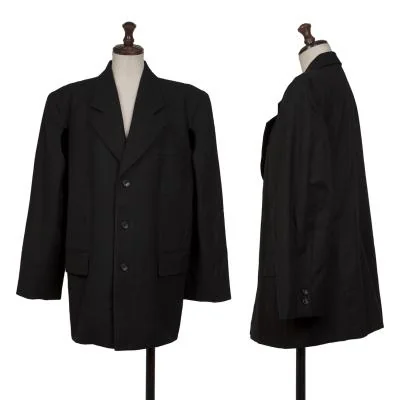 COMME des GARCONS Wool Side Opening Design Jacket