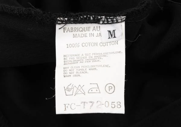 Yohji Yamamoto FEMME Side Tag Design T-shirt K-147240_011