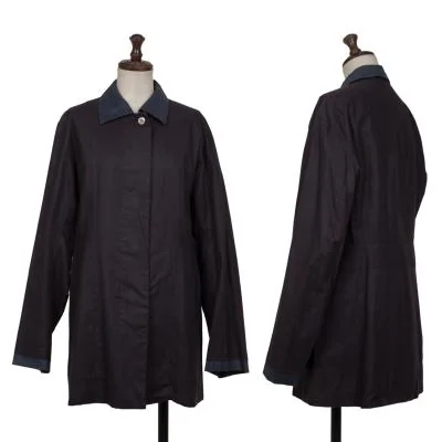 ISSEY MIYAKE PERMANENTE Fly Front Shirt Jacket