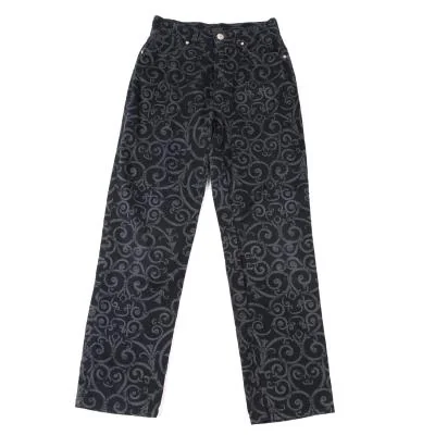 VERSACE CLASSIC V2 Stretch Cotton Baroque Print Pants