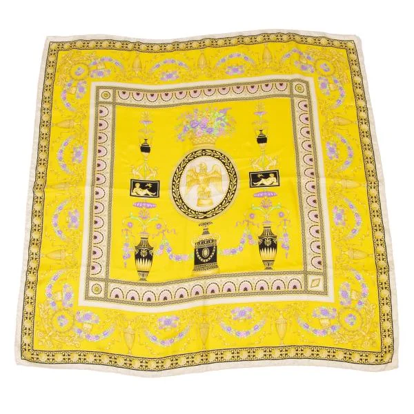 GIANNI VERSACE Baroque Print Scarf Yellow  K-147266_001